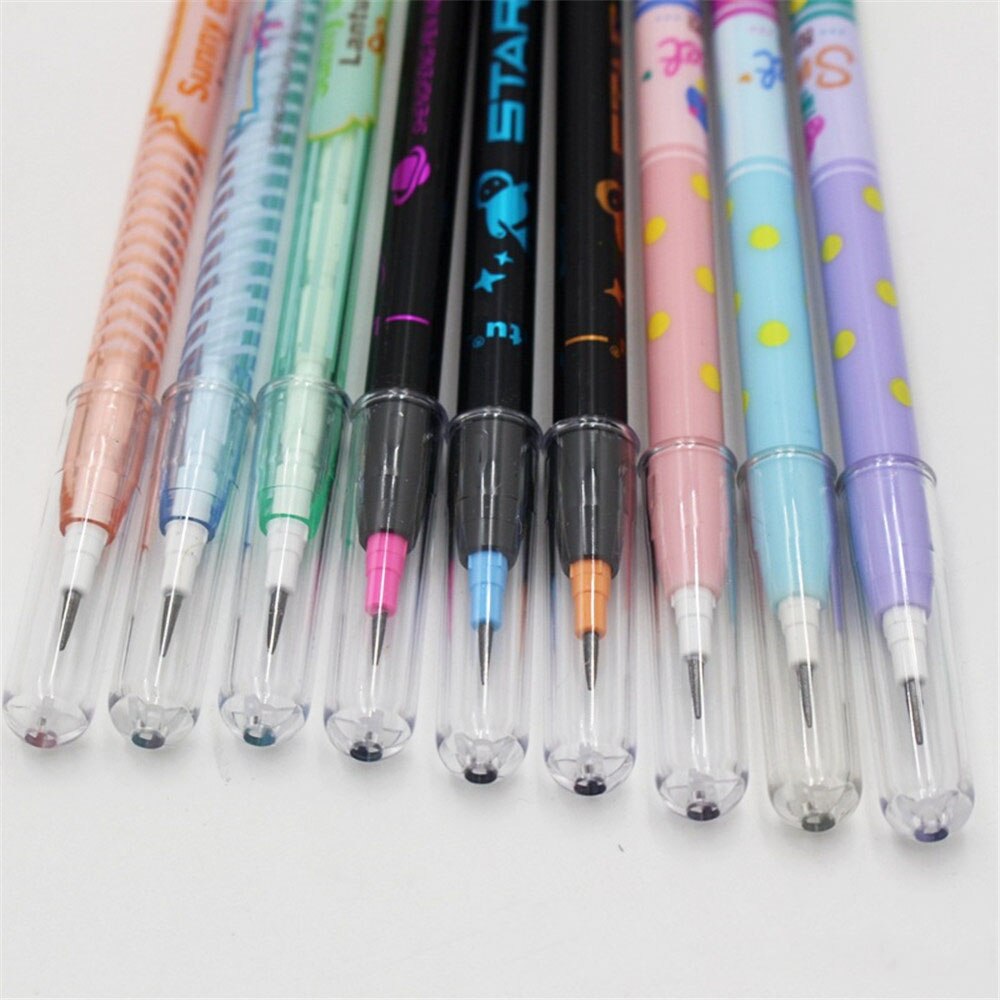 4pcs/set Colorful Non-sharpening Pencils Cute Stationery Pencil Plastic Pencil Student School Stationery material escolar