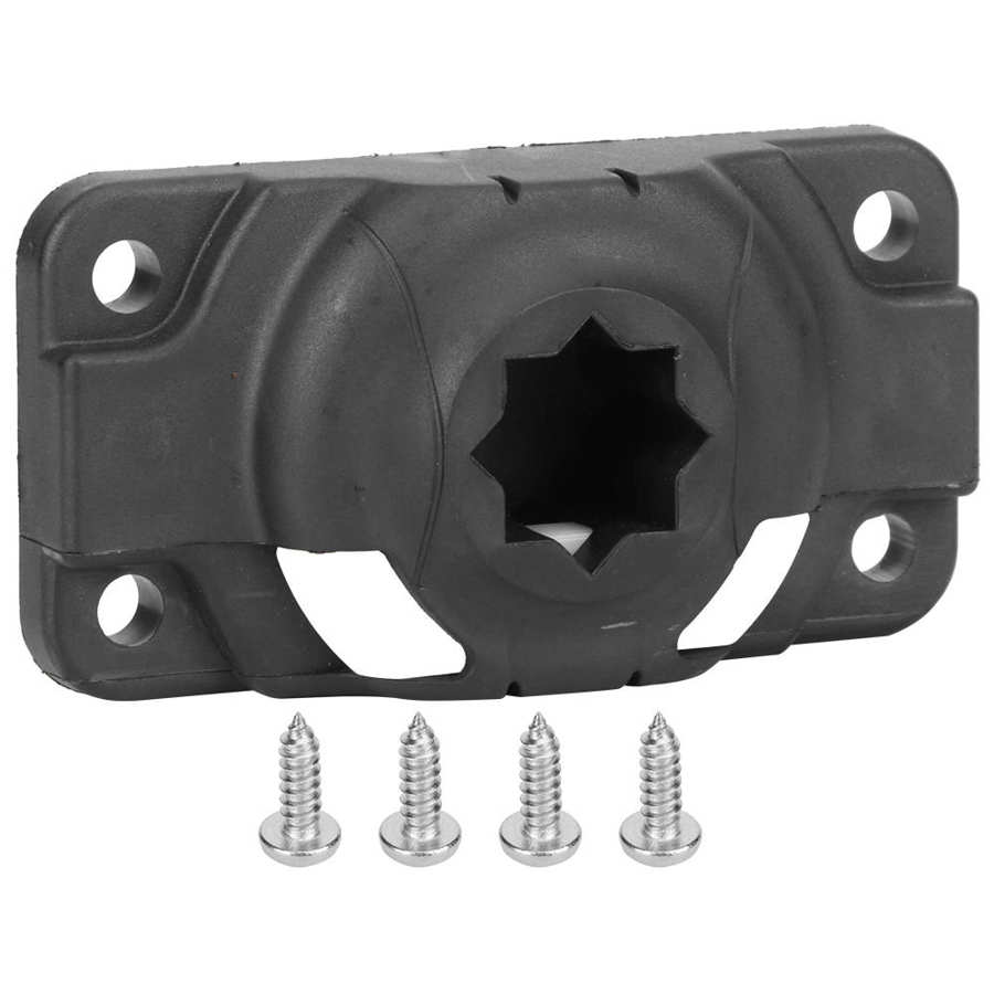 Inflatable Boat Canoe Kayak Fishing Rod Holder Mount Base Slide Rail Kayak Fishing Accessories with Screws