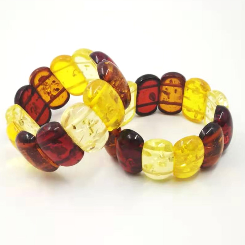 Ambers Color Resin Bracelet bangels pulseira Luxury Festival For Eid Ramadan women brown Bracelets