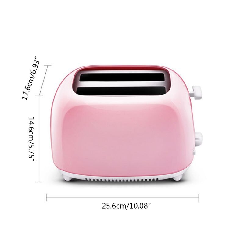 Tostadora automática de acero inoxidable de 2 rebanadas tostadora de pan de calentamiento rápido M2EE