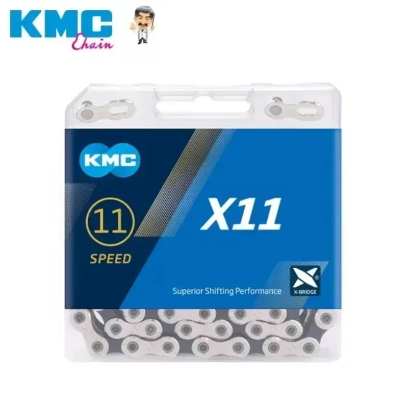 KMC X8 X9 X10 X11 X12 EL SL Cadena de bicicleta de carretera/MTB 8v 9v 10v 11v 12v 118L 126LB cadena de bicicleta con enlace rápido para SHIMANO SRAM