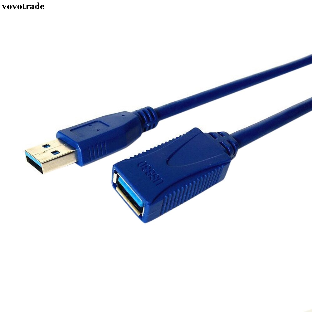 USB 3.0 A Male Plug To Female Socket 1m/3.2Ft Super Fast Extension Cable Cord For Charging Power and Transferring Data