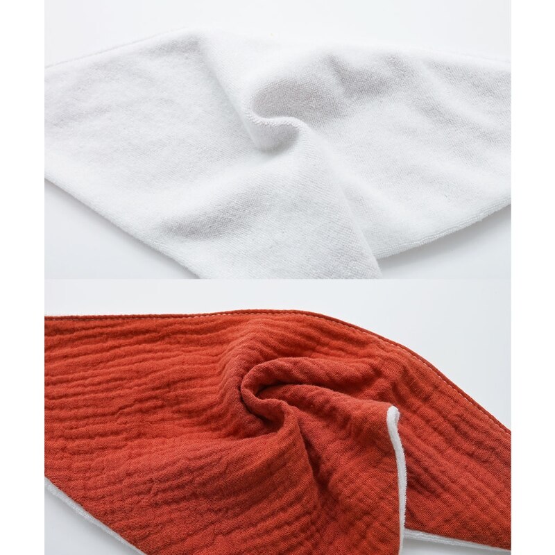 4 pezzi Baby feed Drool bavaglino bottone a pressione Saliva asciugamano triangolo Bandana Burp Cloth