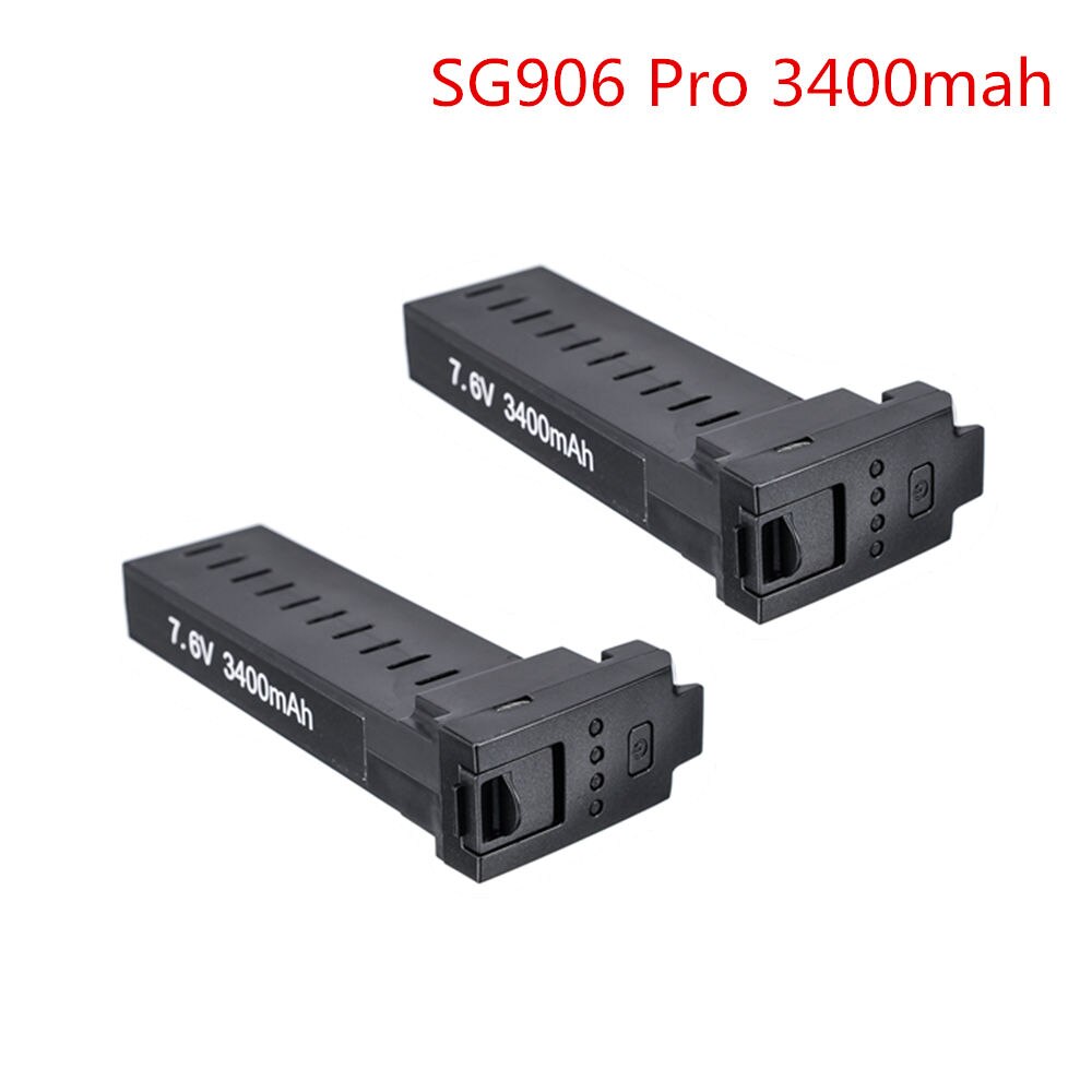 Batería Original para Dron SG906 Pro, 7,4 V, 2800mAh, 3400mAh, accesorios de batería Lipo SG906 pro, con cargador: 3400 2pcs