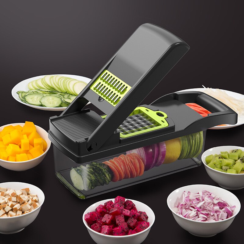 Mandoline snijder groentesnijder multifunctionele fruit aardappelschiller wortelrasp mand groentesnijder keukenaccessoires