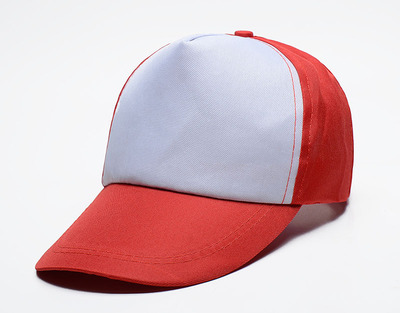 Frete grátis 10 fábricas chapéu de sublimação para impressão em tinta sublimação faça você mesmo presente imprensa térmica impressão transferência: Red Adult