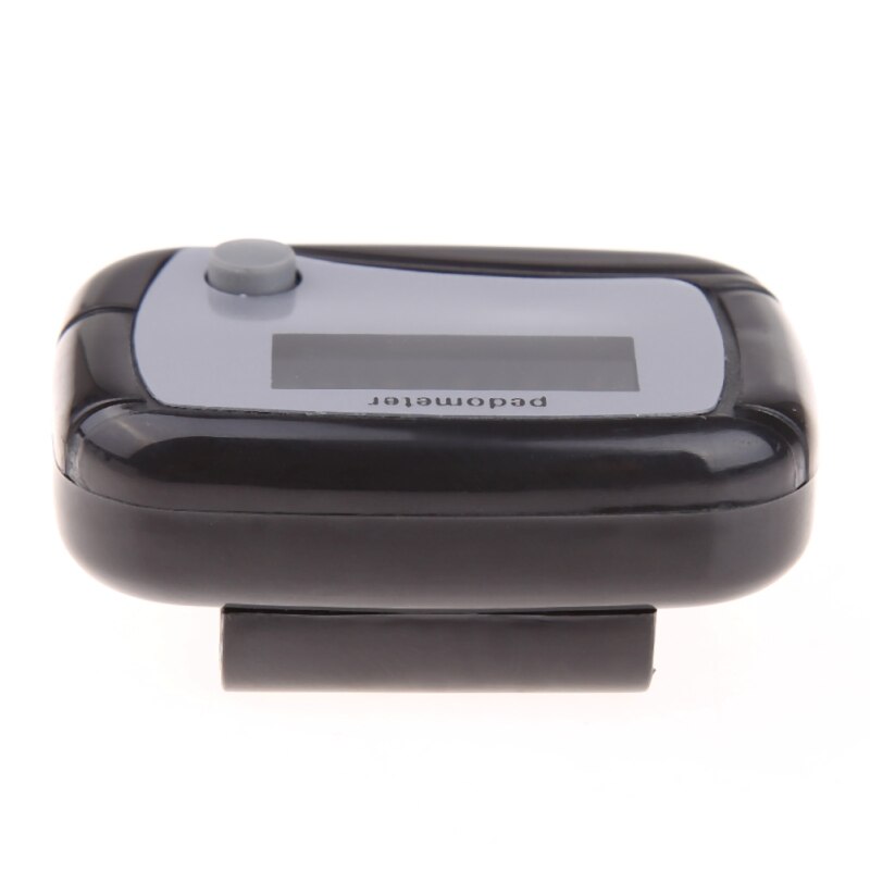Podómetro LCD para correr, contador de calorías al caminar, contador de pasos, plástico ligero, Fitness, correr, podómetro con Clip colgante