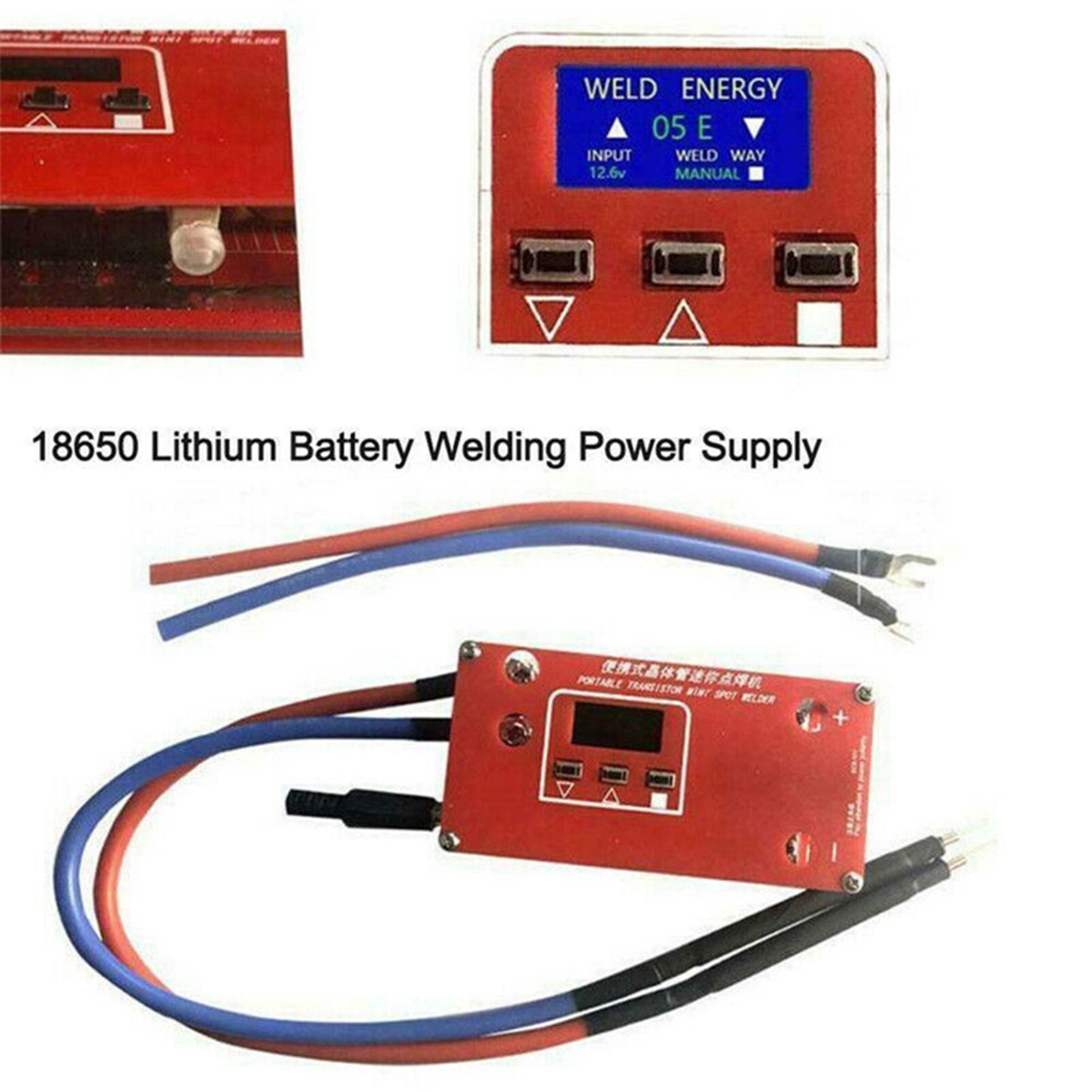 Welding Machine DIY Portable Crystal Valve Mini Welding Machine 18650 Lithium Cell Welding Machine Controller