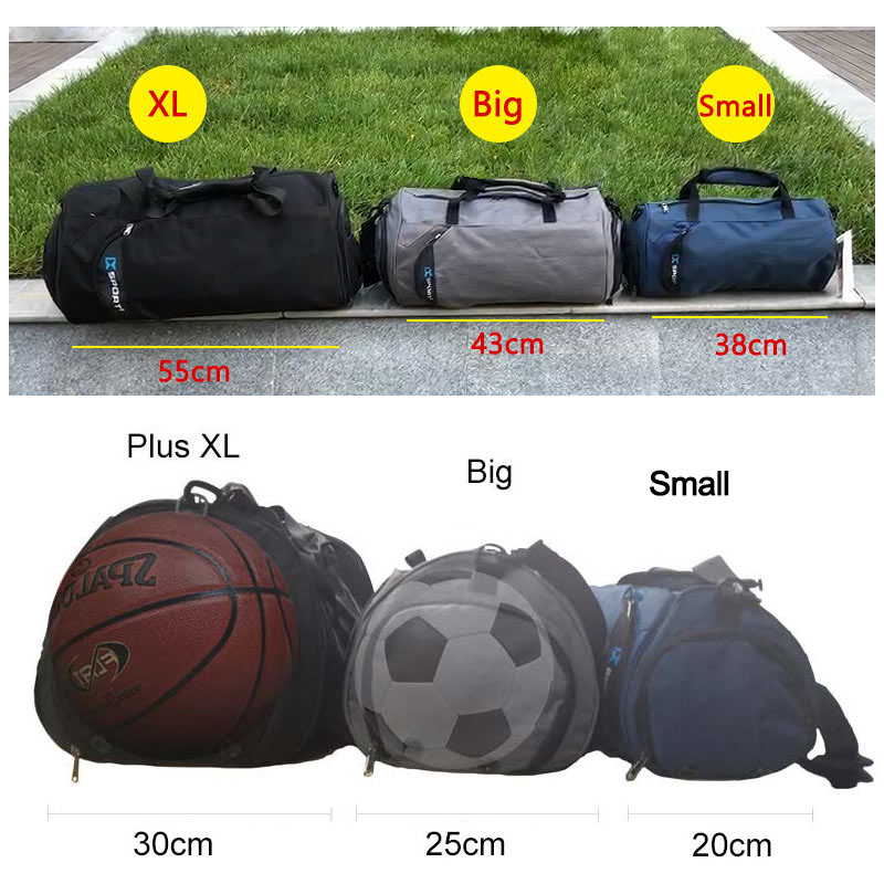 IX-bolsa de gimnasio grande para hombre, bolsas de Fitness, entrenamiento seco y húmedo, Yoga, zapatos, bolsos de hombro de viaje, bolsa de natación multifunción para entrenamiento
