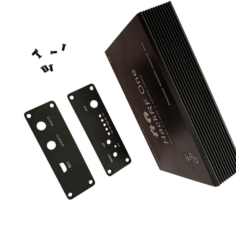 Aluminium behuizing zwarte cover behuizing shell usb algemeen gebruik voor hackrf one sdr
