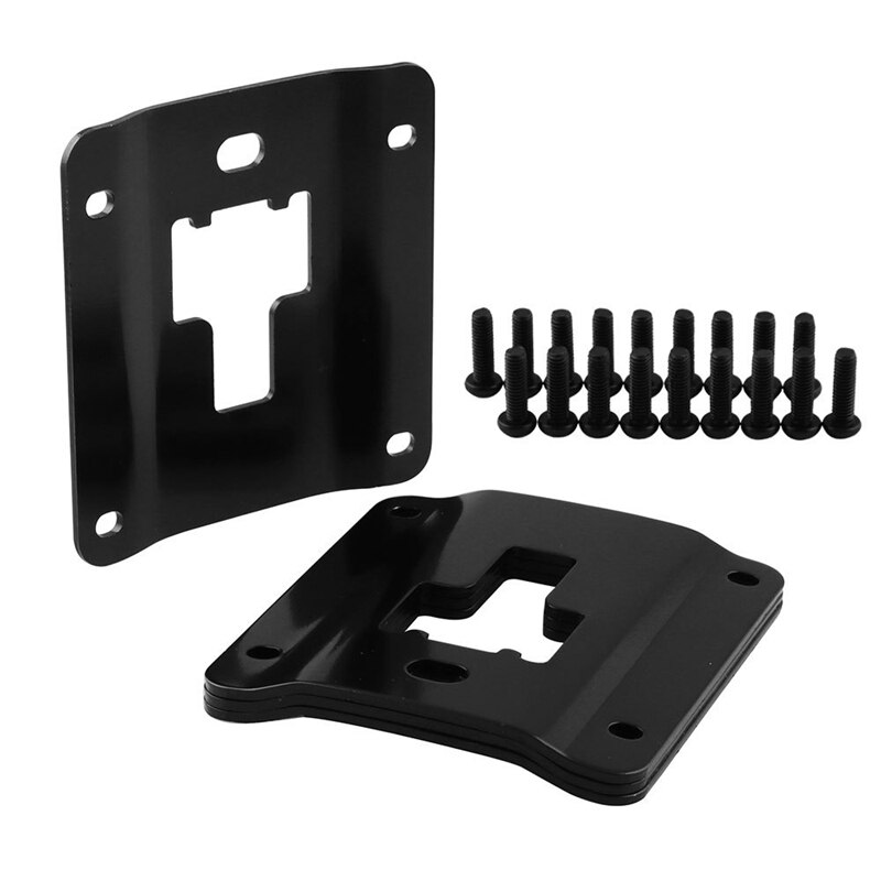 Car Accessories for Ford F150 Raptor Truck Bed Cargo Strap Bracket To ) 4 Plates with Extra Anti-Theft Screws