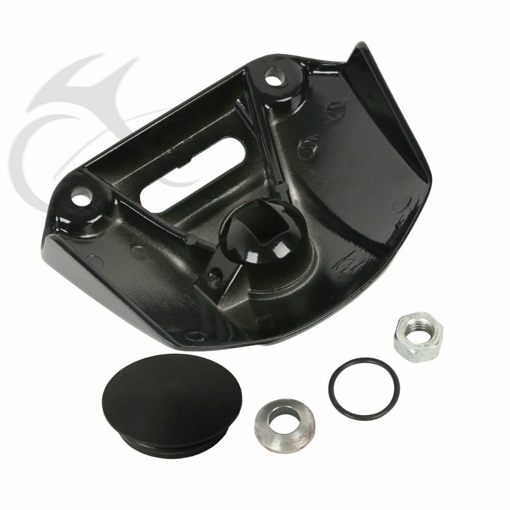 Motorcycle Headlight Black Chrome Mount Bracket For Harley Sportster XL 883 1200 XL883 XL1200 1992