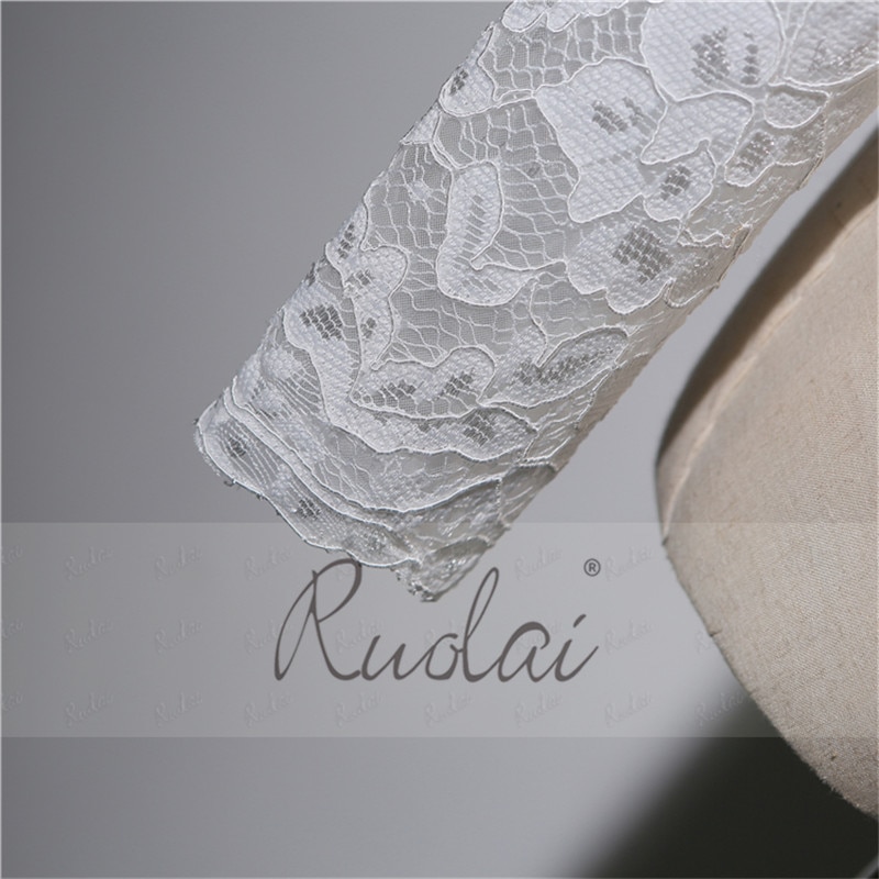 hoch Nacken Spitze Bolero Braut Jacke Hochzeit Bolero Geschmack Frauen Langarm Königlichen Braut wickeln Hochzeit Mantel Spitze für Hochzeit FJ37