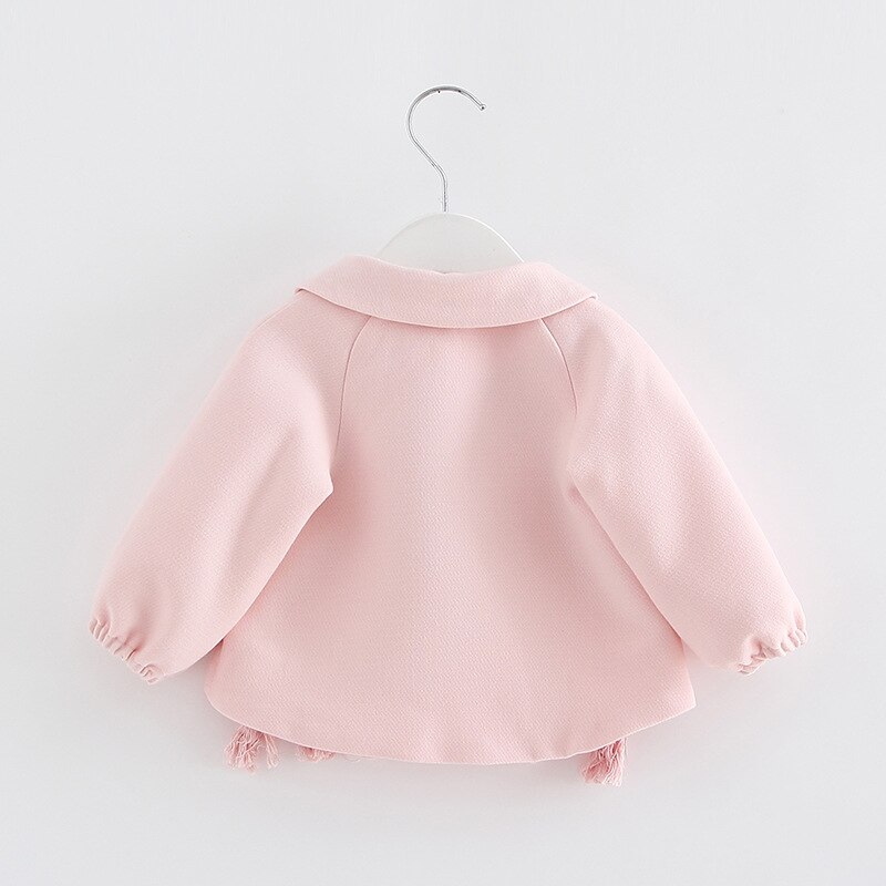 Nyfödda flickor kappa bebis höstjacka spädbarn bomull ytterkläder barnkläder för liten flicka prinsessa boutique kläder