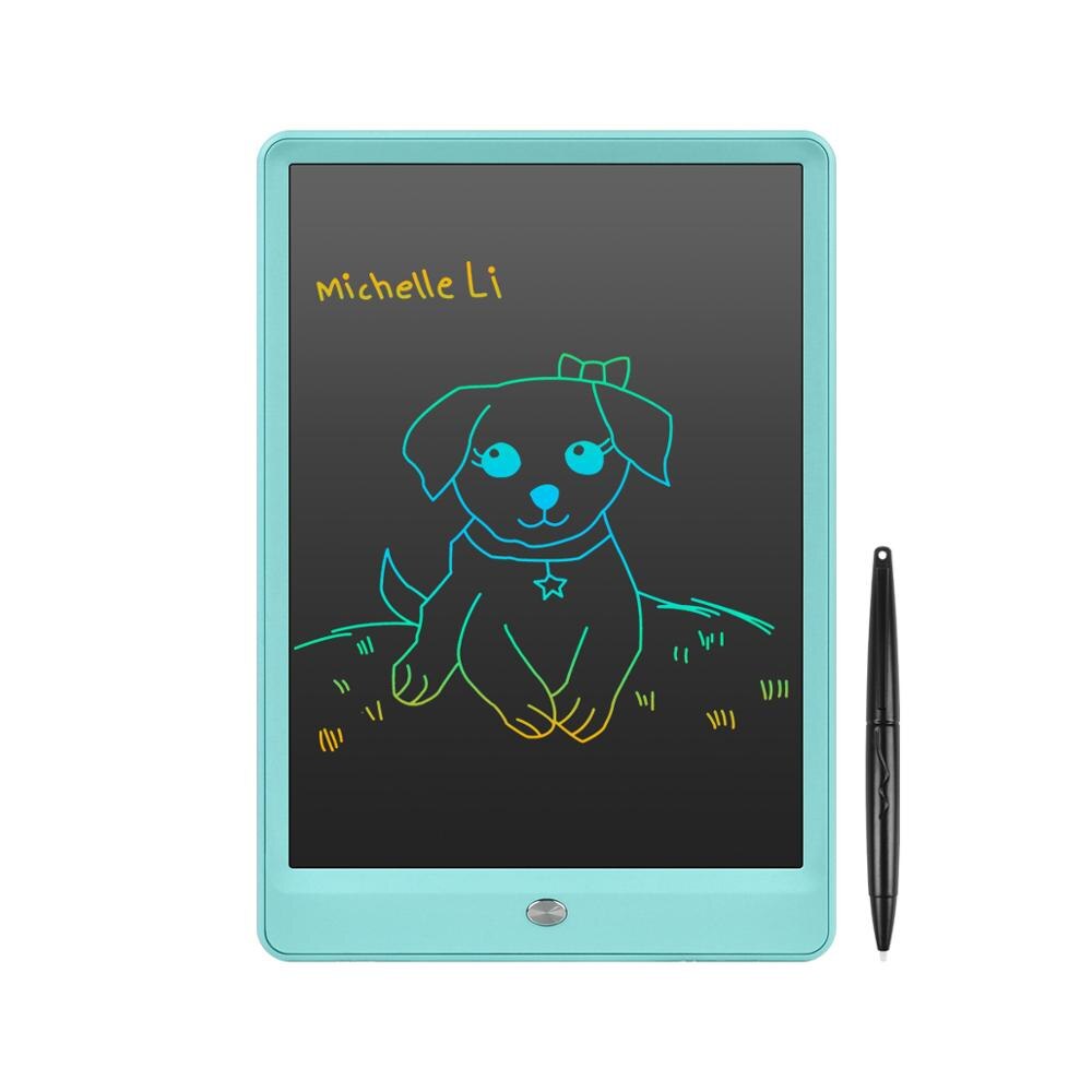8.5 /10Inch Smart LCD Writing Tablet Electronic Notepad Drawing Graphics Handwriting Pad Board With Colorful Display: 10inch Sky blue