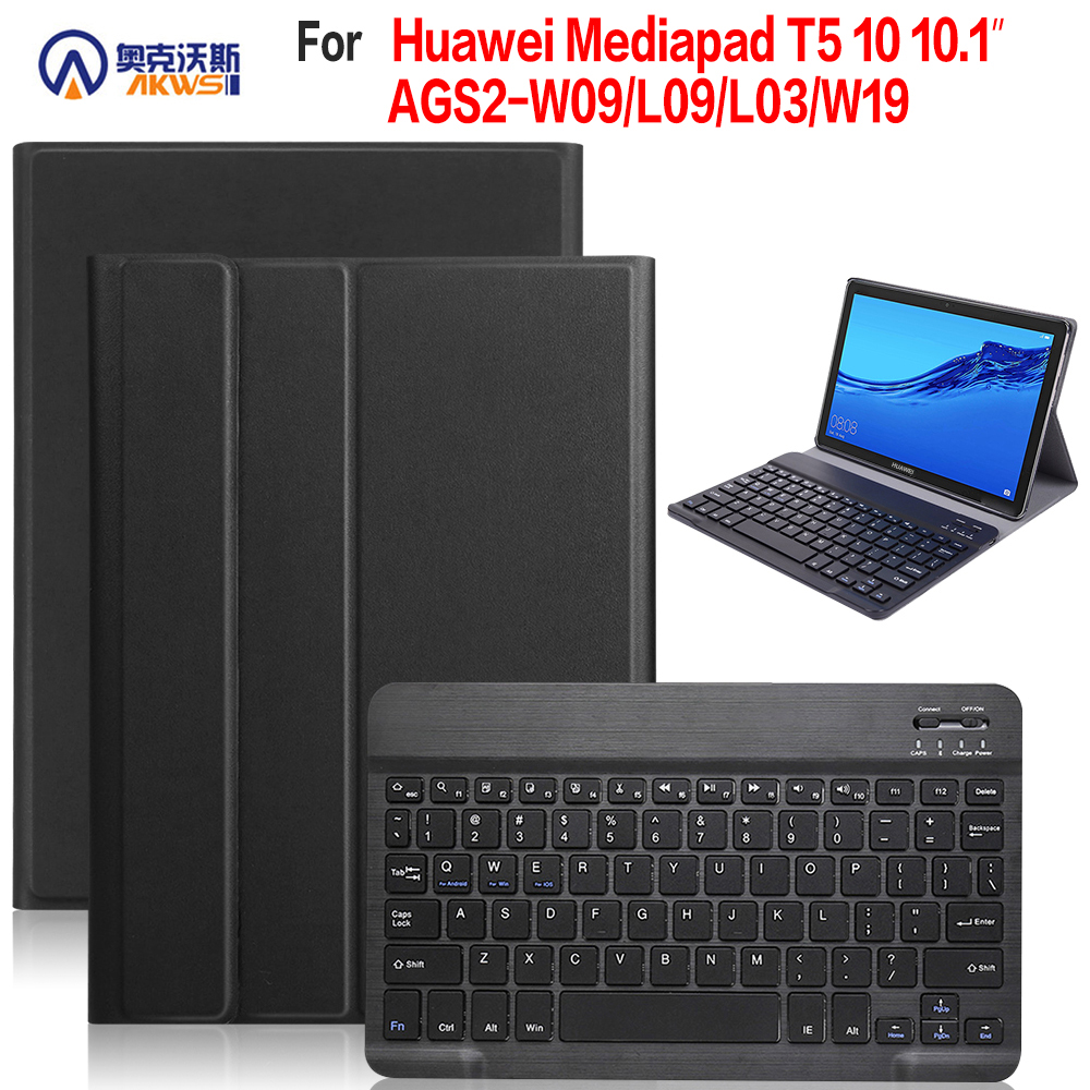 Drahtlose Tastatur fallen für Huawei Mediapad T5 10,0 10,1 AGS2-W09/L09/L03/W19 blueteeth Tastatur Abdeckung für huawei T5 10 10,1"