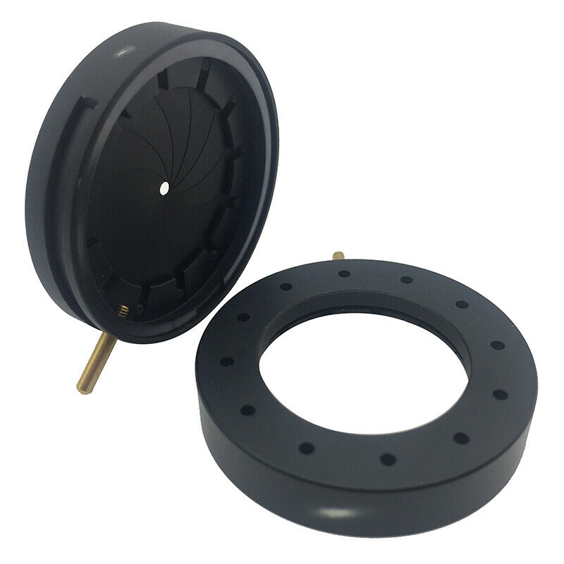 Metalen Zoom Optische Iris Diafragma Diafragma Condensator Digitale Camera Microscoop Adapter Microscoop Accessoires Voor Camera Lens