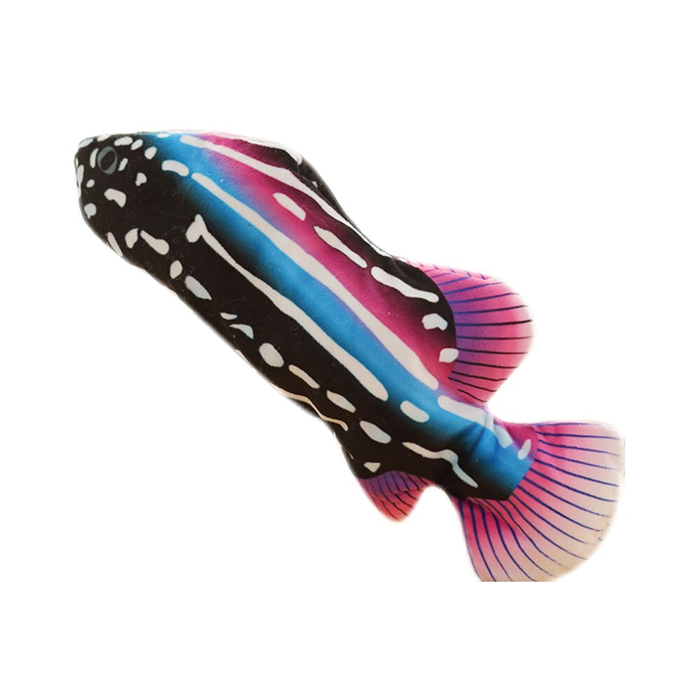 poisson électrique chat jouet réaliste en peluche mobile poisson cataire Kicker jouets électrique poisson jouet avec câble USB: D