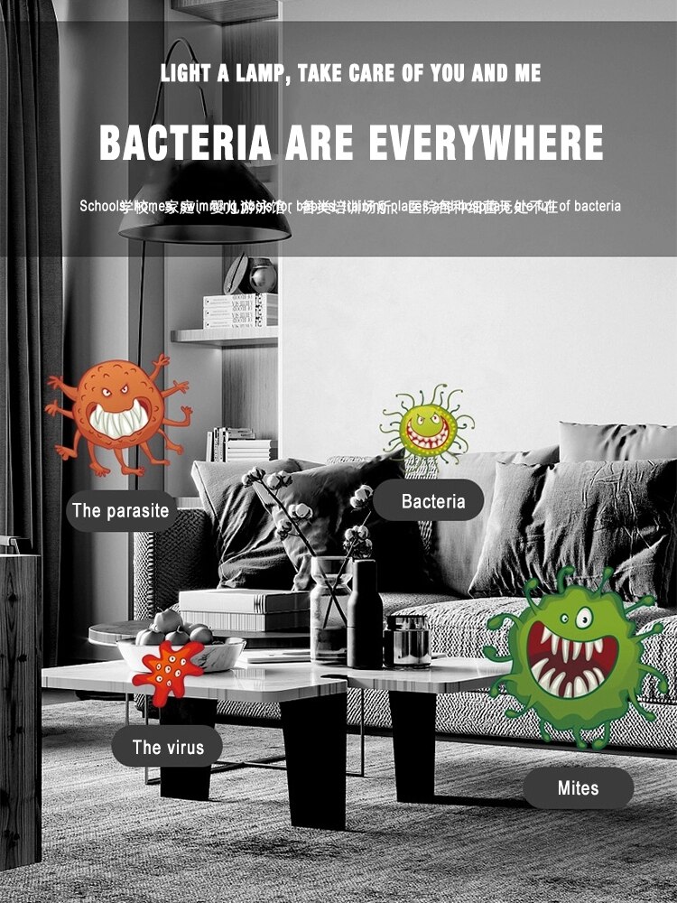 Germicidal Light Bulb UV Ozone Ultraviolet lamp 110V/220V Quartz lamp UVC Sterilizer Home Kill Mite Disinfection Air Clean