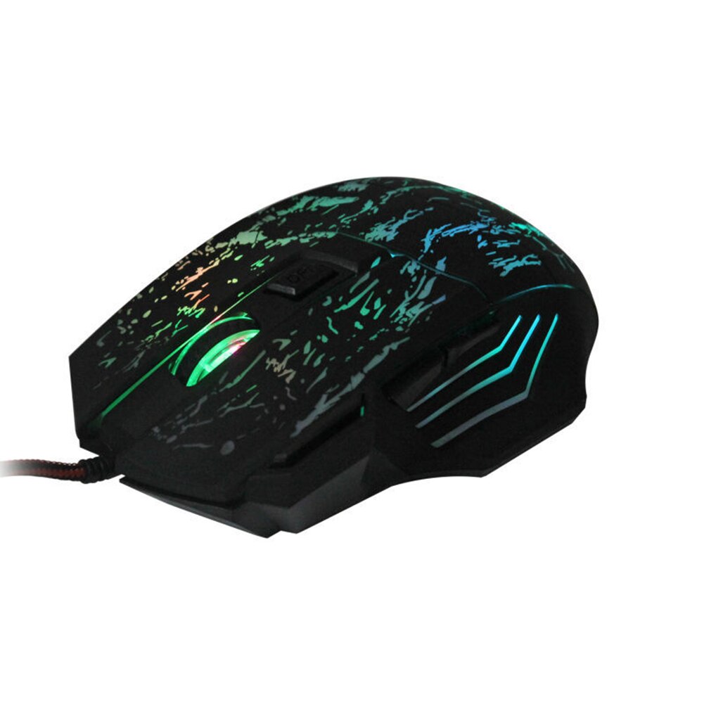 Wired Gaming Mouse 3200DPI LED Optical 3 Buttons 3D USB Computer Mice For PC Adjustable USB Wired Computer Mouse