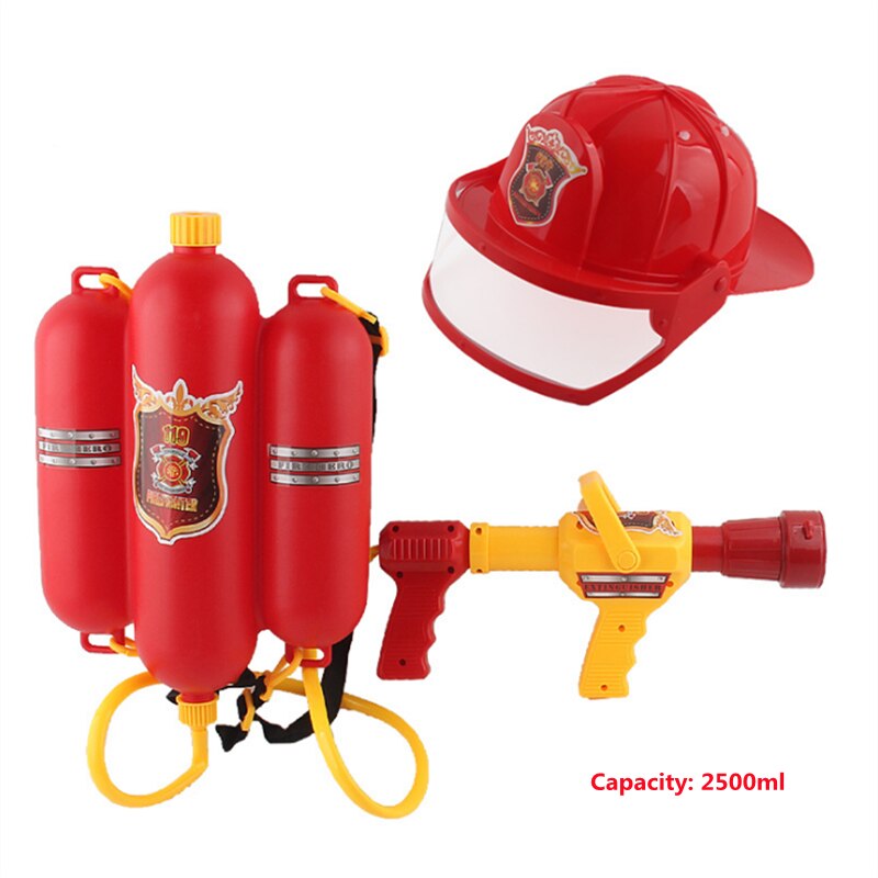 Kids Brandweerman Brandweerman Cosplay Speelgoed Fire Chief Rollenspel Costume Dress-Up Kinderen Pretend Play Speelgoed Vechten Gereedschap Speelgoed set: 2pcs set