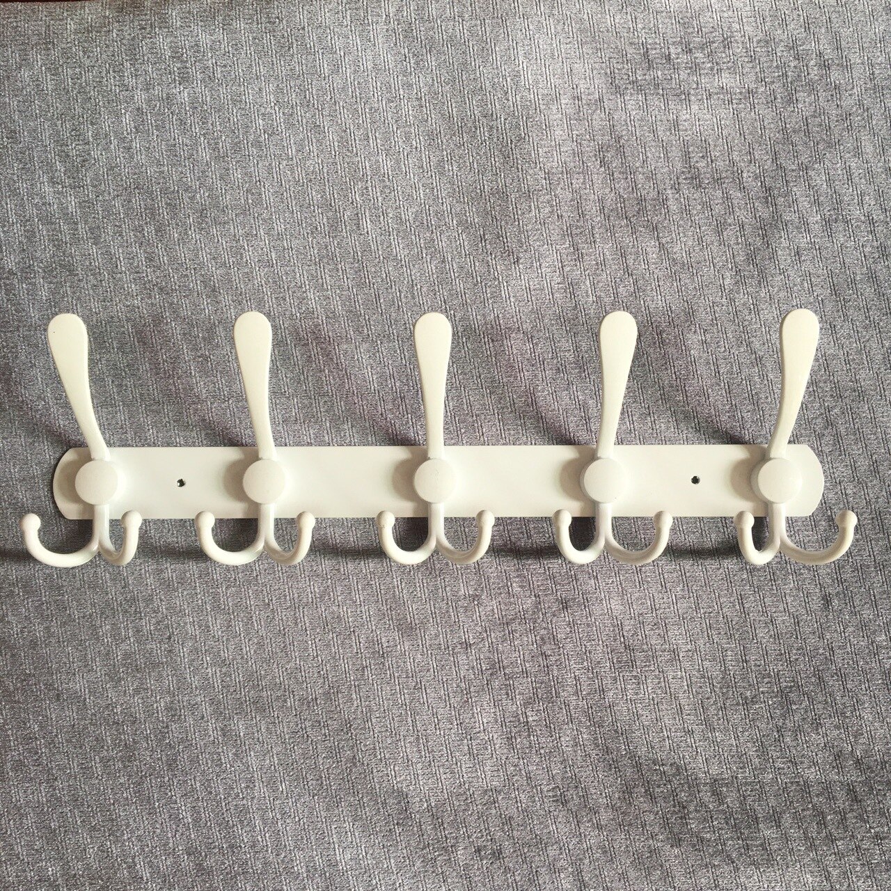 Praktische Rvs Haak Kleine Muur Gemonteerde Kleerhanger Handdoek Houder Opbergrek Voor Handdoek Zakken Kleding Opknoping Gereedschap: WHITE