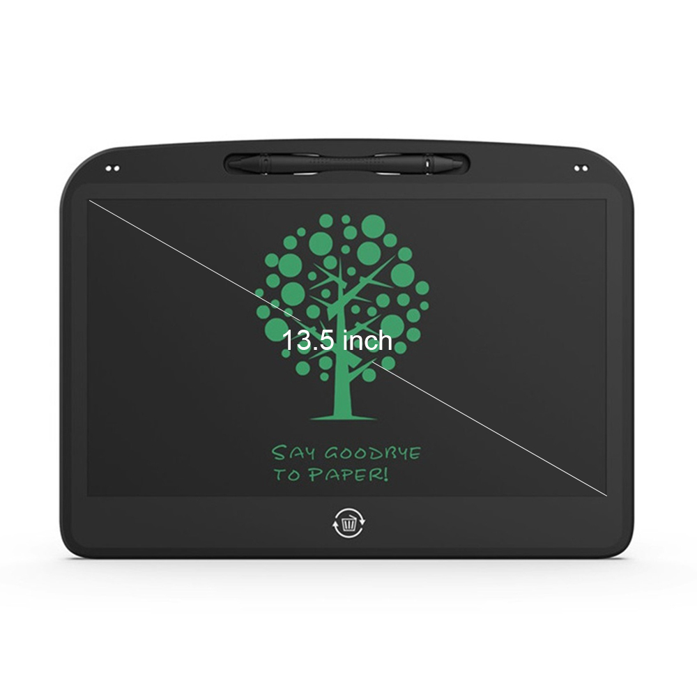 7/13.5 Inch Big Size Electronic Drawing Board LCD Screen Writing Tablet Digital Graphic Drawing Tablets Electronic Handwriting: 13.5 inch --black