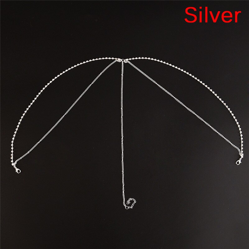 Haarband Retro Onregelmatige Haarband Persoonlijkheid Metalen Multilayer Hoofdband Hoofd Ketting Hairwear Voor Vrouwen: Zilver