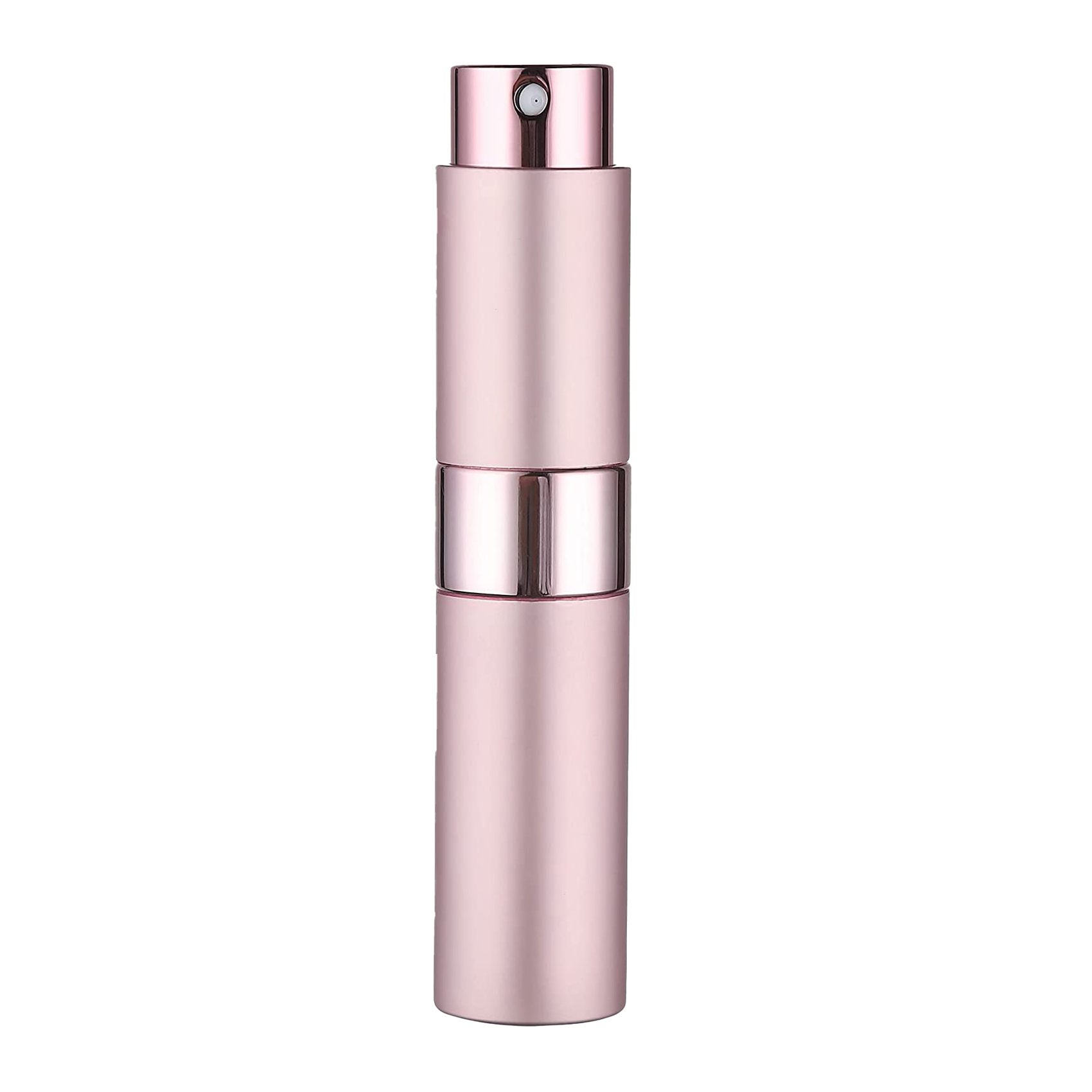 Parfum navulfles 8 ml Metaal Aluminium Hervulbare parfumfles Spuitfles Draagbare verstuiver Parfum Reizen: Roze