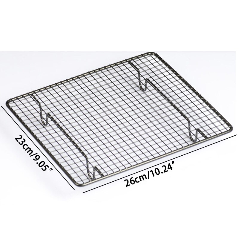 Metal Baking Rack Cake Mesh Cooling Racks Non-Stick Net Steaming Cookies Frame Shelf Drying Stand Holder Cooking Kithen Tools