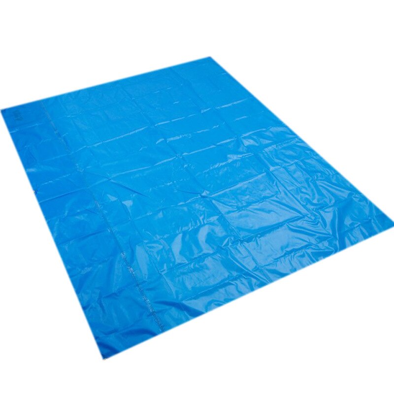 Grand auvent d'extérieur 3x3m, bâche étanche, tente, ombrage de jardin, hamac de Camping, abri solaire sans Support, poteau OD005: 100-145 blue