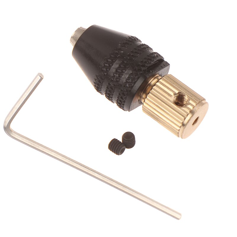 Elmotoraxel mini borrchuck fixtur 0.5-3.2 mm borr micro borr chuck sexkant borr chuck 2.3mm/3.17mm/ 5mm