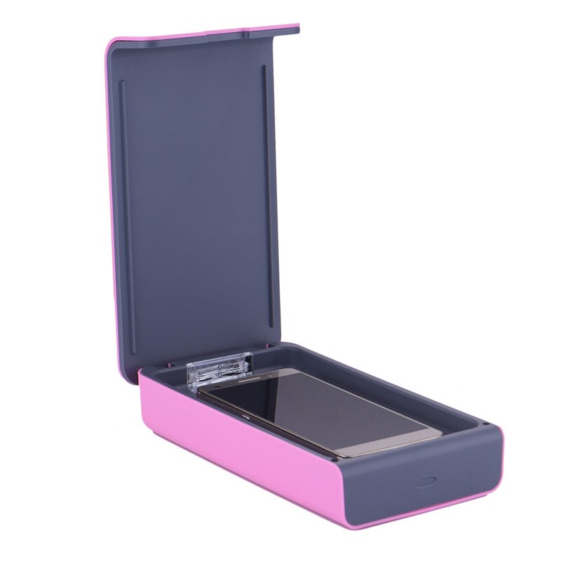 Toptronics de carga de teléfono y USB para el hogar desinfectante UV para Smartphone reloj pulsera ropa interior cepillo de dientes: Pink