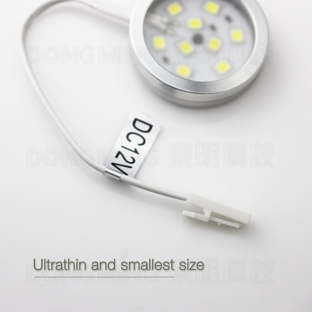 Foco LED de 12V y 1W para decoración del hogar, lámpara de luz descendente para cocina, armario de pared, muebles