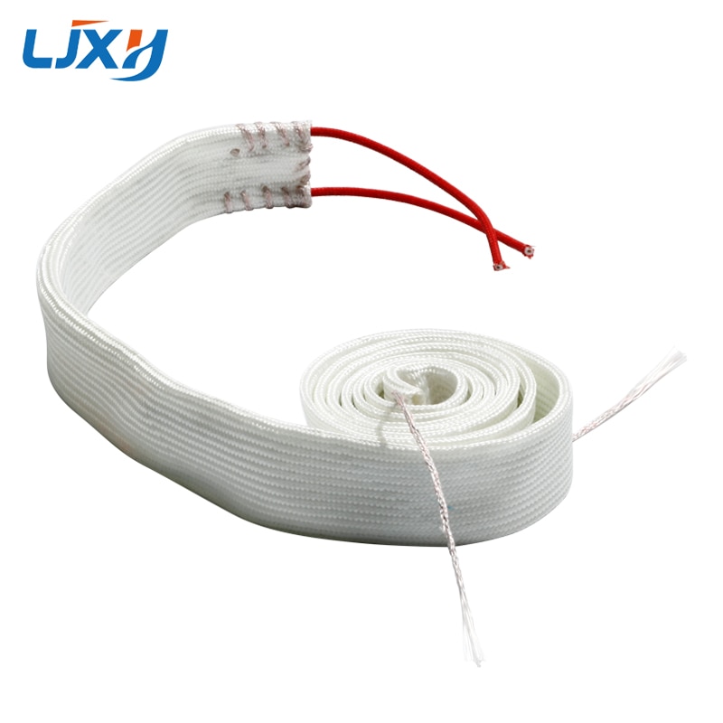 LJXH 220V RDB Type Fiberglass Electric Heating Belt Tropical Hairline Glass Fiber Heating Line 220V 1m/2m/3m/4m/5m