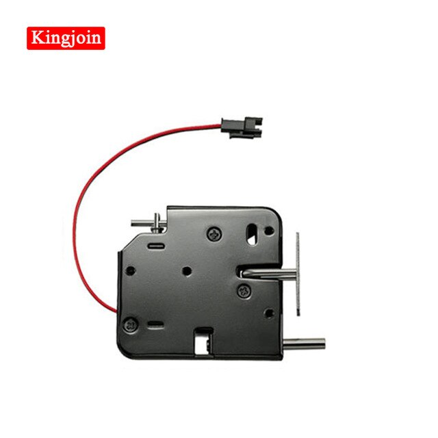 DC-12V electronic lock padlock electromagnetic lock smart cabinet lock mini electric control lock single socket cabinet lock: kit 1