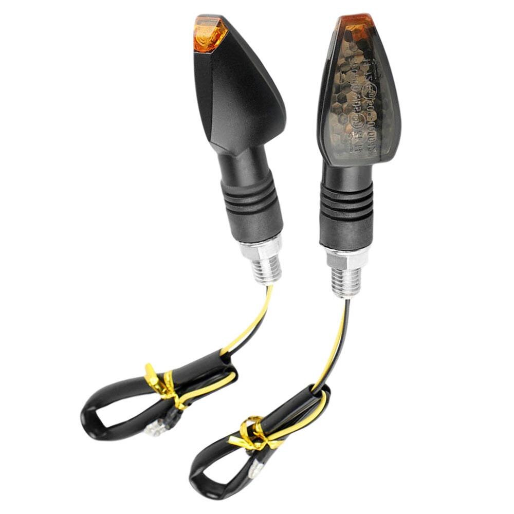 4X motocyklowe kierunkowskazy przydymione soczewki doprowadziło bursztynowy kierunkowskaz migacz świetlny uniwersalny