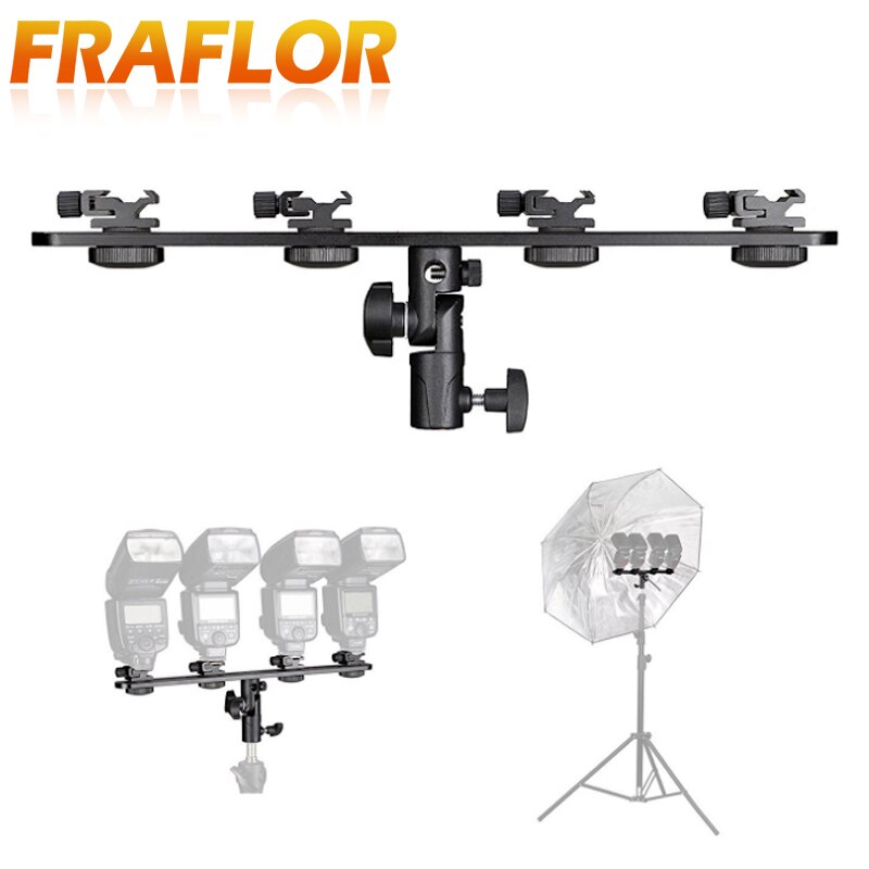 4 Camera Lichten Bracket Flash Beugel Vaste Reflector Houder Paraplu Beugel Top Flash Bracket Apparaat CD50 Dslr Video Camcorder
