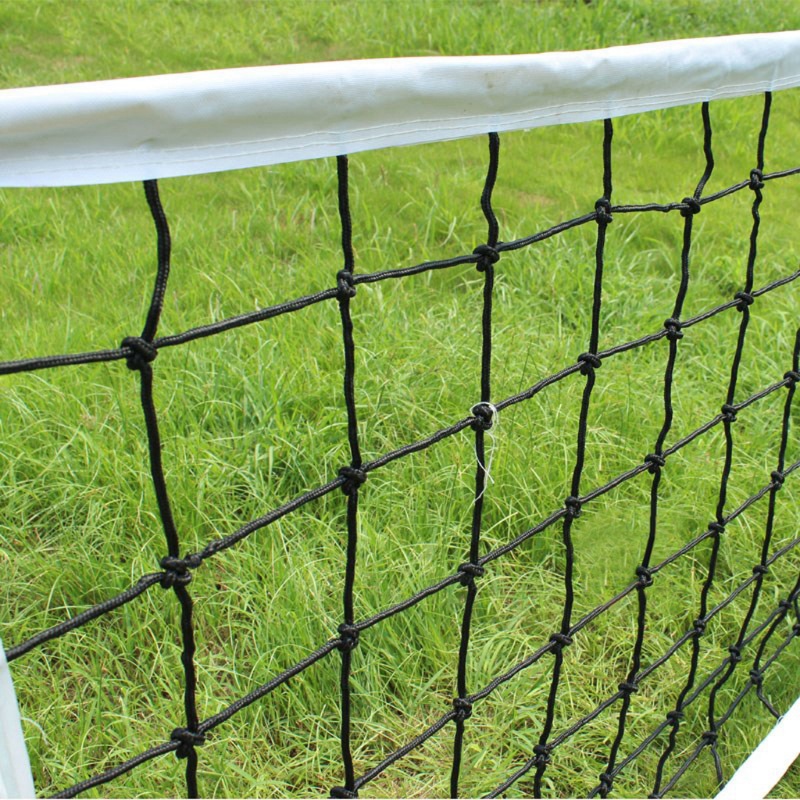 Topo!-estilo universal 9.5x1m voleibol net material de polietileno voleibol de praia voleibol net bola de voleibol net ou