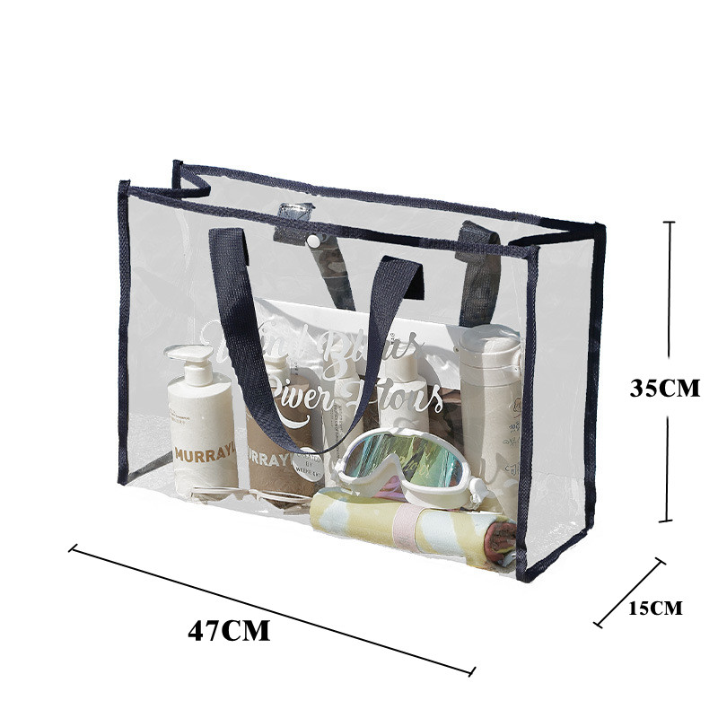 Pvc Beauty Make-Up Tas Handtas Opbergtas Waszak Zwemtas Transparant Waterdicht Dames Zakenreis Toiletrie Organizer