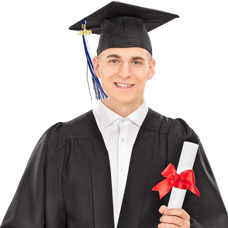 12 Pcs Graduation Tassel with Year Double Colors Graduation Cap Tassels for Graduation Ceremony Graduation Party