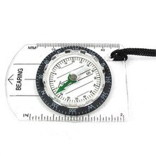 Multifunction Ruler Compass Outdoor Map Scale Camping Hiking Survival Compass Backpacking Travel Portable Camping Equipment