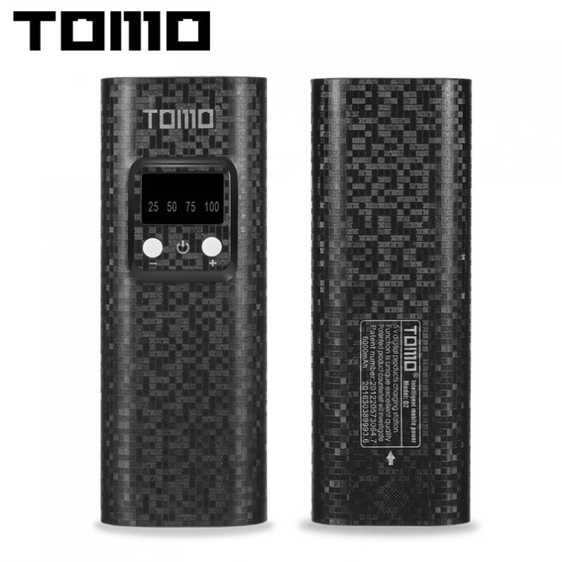 Tomo q2, carregador de bateria portátil, usb, li-ion inteligente, lcd diy, bateria portátil, suporte para o celular 2x18650 baterias para telefone