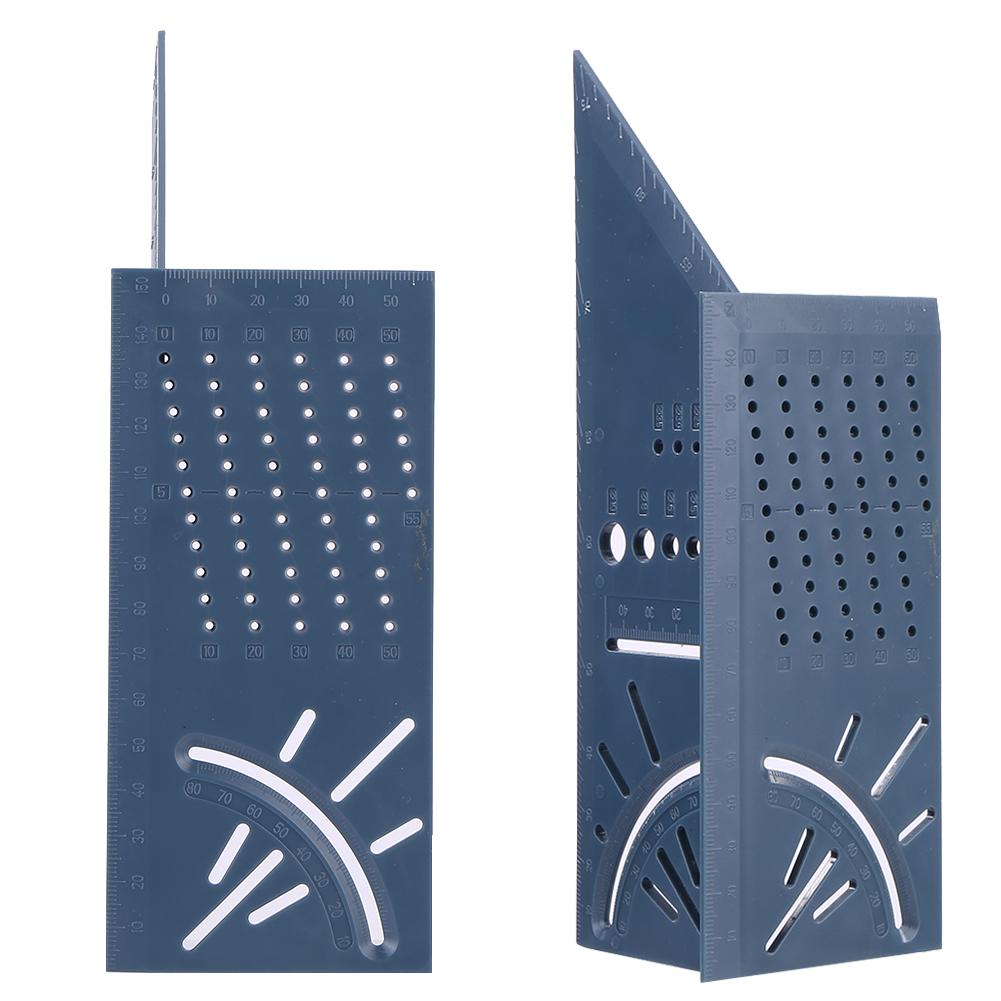 Black/Blue Vertical Angle Aluminum Scriber Dovetail Marking Template Calibration Dovetail Marker Woodworking Tool