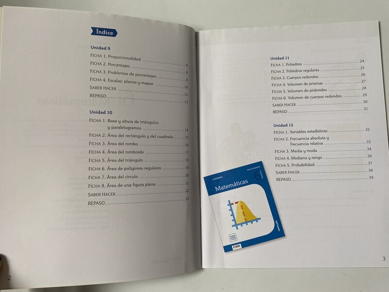 3 Books Child Kids Spanish Mathematics Book Early Education Enlightenment Learning Reading Cardboard Exercise Book Age 6 and up