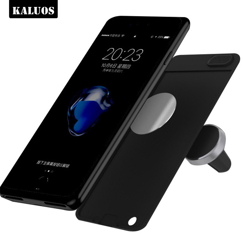 KALUOS Battery Charger Case For iPhone 6S Plus 6P 3700mAh Power Bank Cover for iPhone 7 Plus 8P Phone Battery Silicon Back Cases