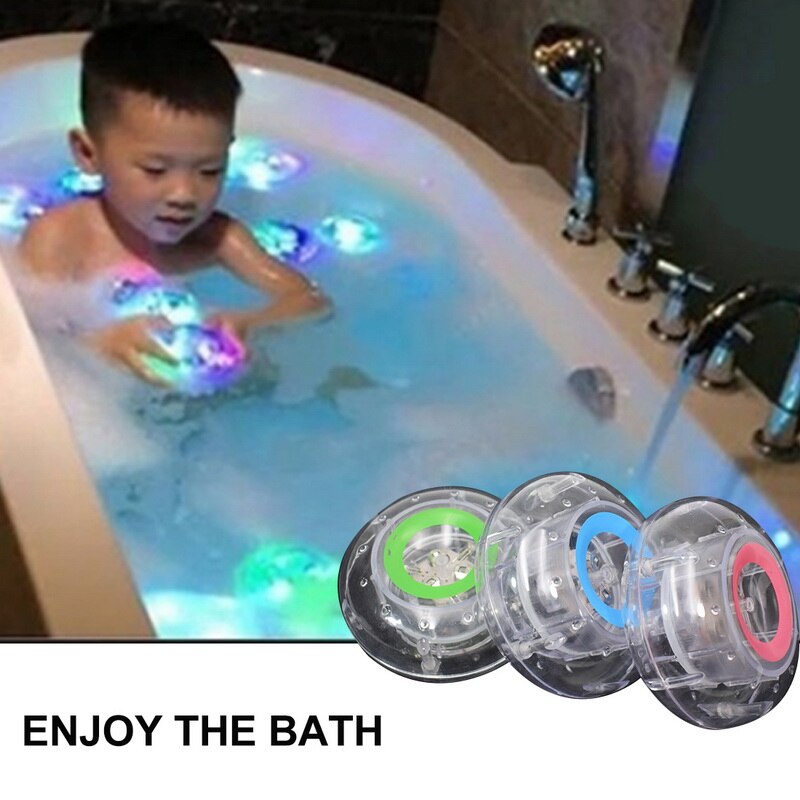 Badewanne Schlecht Spielzeug Batterie angetrieben Unterwasser Licht Disko Spa Badewanne Licht Schwimmen Schwimmbad schweben Lampe LED Licht Wasser Spielzeug