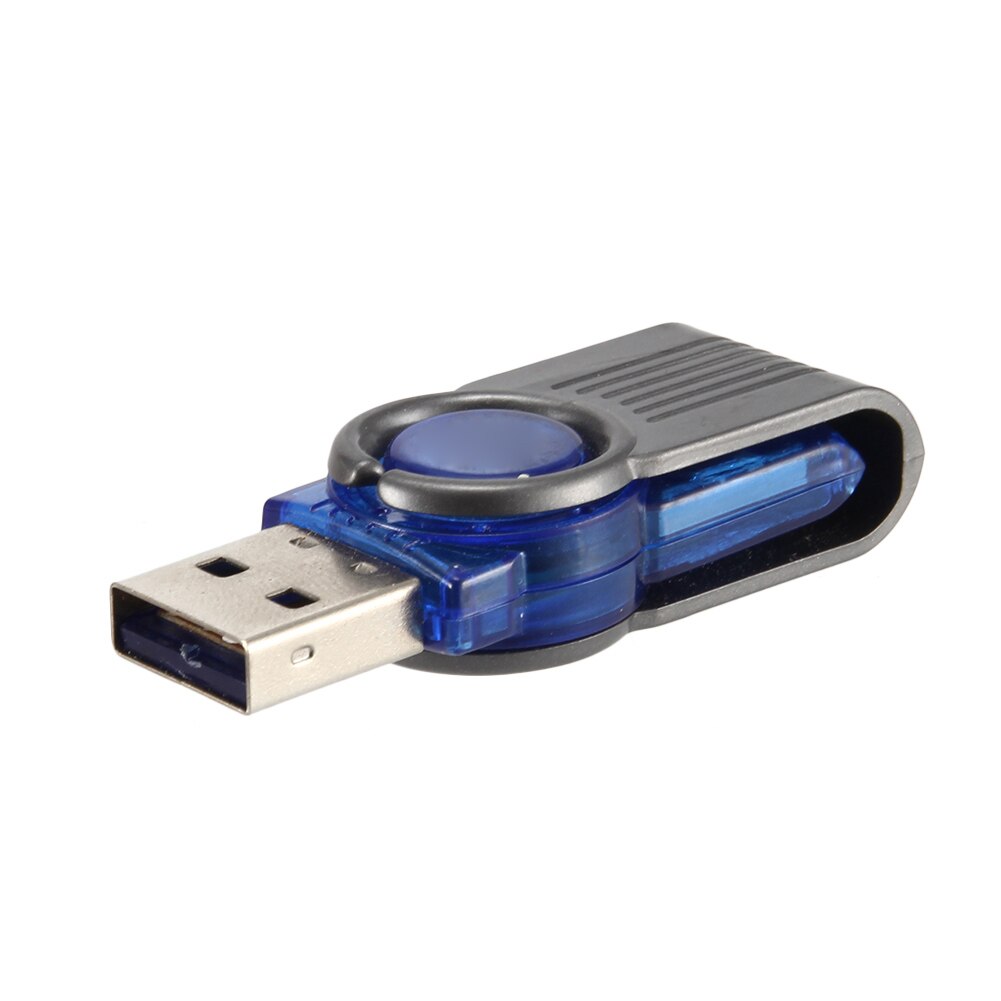 Mini Usb 2.0 Micro Sd Tf Geheugenkaartlezer Hoge Snelheid Plastic Draaien Adapter Voor Tablet Pc Laptop KQS8
