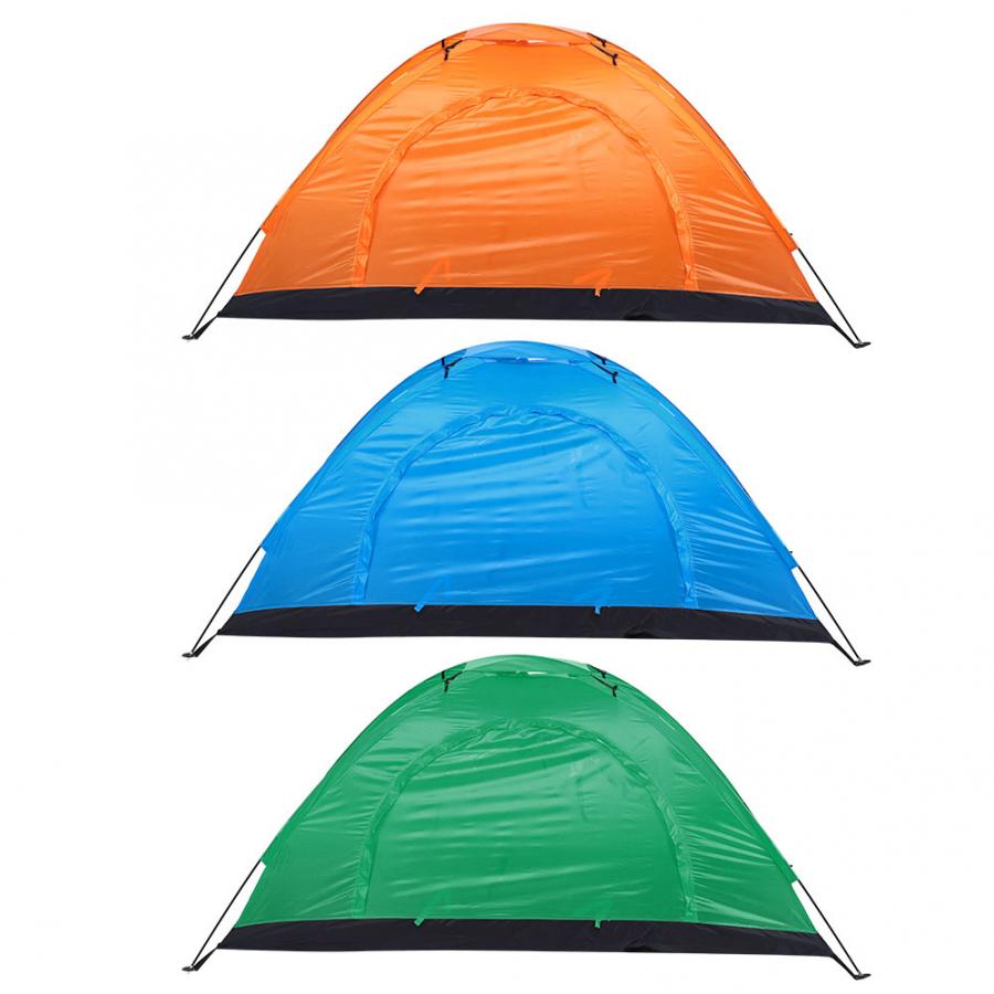 Waterproof Camping Tent Single Layer Single Person Tent Summer Beach Sunshade Tent Shelter Outdoor Camping Hiking Accessory