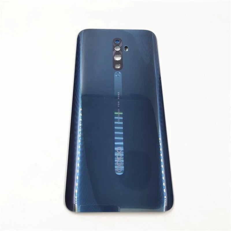 Til oppo reno / reno 2 z f / reno 2z 2f glas bagpå batteridæksel dør hus kabinet bag glas linse reparationsdele